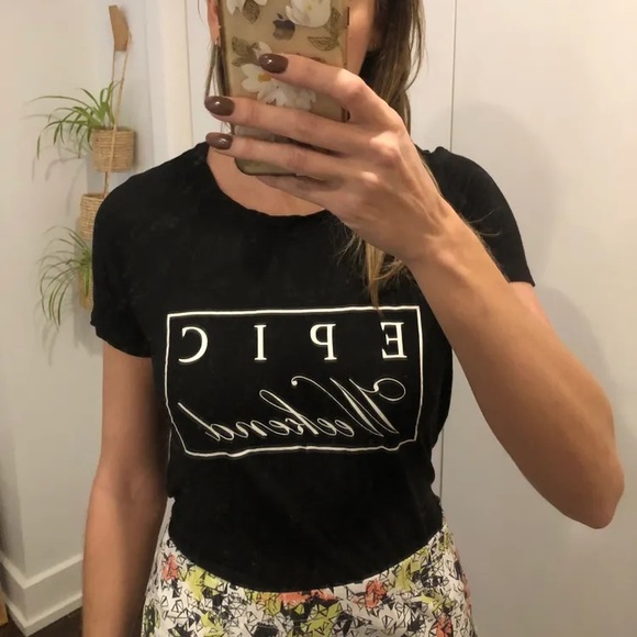 Long tunic black T-shirt - Picture 6 of 6